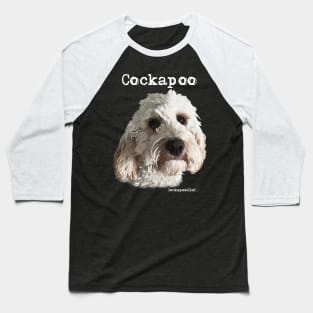 Champagne Blonde Cockapoo / Spoodle and Doodle Dogs Baseball T-Shirt